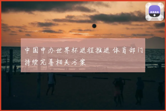 中国申办世界杯进程推进 体育部门持续完善相关方案