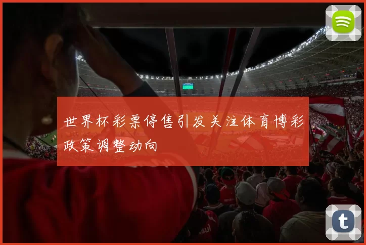 世界杯彩票停售引发关注体育博彩政策调整动向